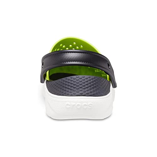 Image of crocs Unisex Kids LiteRide Clog K Lime Punch /Black 1 UK (205964-3T3)-J1