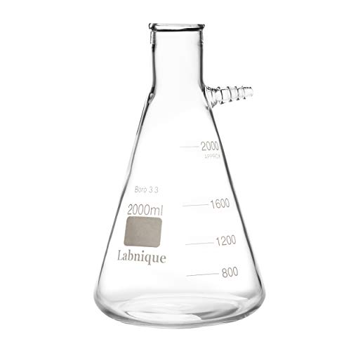 Glass Filtering Flask With Upper Tubulation, 2000Ml #TOP6