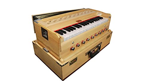 Harmonium BINA No. 17 Dx. Portable Super Special Beige Color/Indian Portable Harmonium/Tuned by Bina Musicals