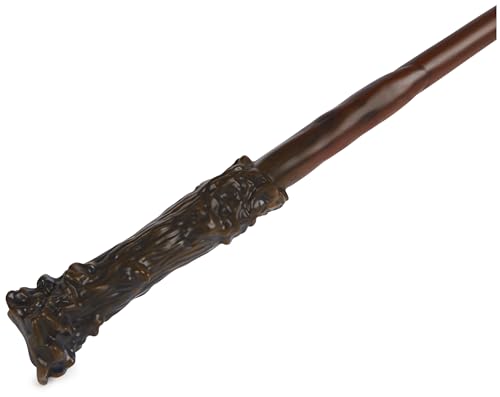 Wizarding World Harry Potter, 12-inch Magical Collector Harry Potter Wand with Stand & Die-cast Icon, Magical Creatures, Accessory for Costumes - image 5