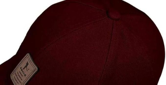 ADNOCK A Soft Acrylic Adjustable Unisex Cap and Sunglass Quick Drying Sun Heatt Protection for Men and Women (Free Size) Baseball Caps (Pack of 2) Maroon 2