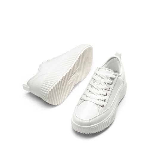 DREAM PAIRS Women Platform Chunky Lightweight Comfortable Casual Lace-Up Sky Walking Fashion Sneakers4