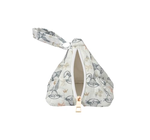 Looney Tunes - Schnullertasche 10 x 10 cm – Bugs, für Babys – Offizielles Produkt von Warner Bros