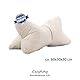 Leseknochen XXL 60x30x30 cm Cord Cream Nackenkissen beige Knochenkissen Nackenrolle Lesekissen Öko-Tex 100 Zertifiziert und 60°C waschbar - Kissen für Nacken, Knie o. Bauch zum Lesen/Relaxen