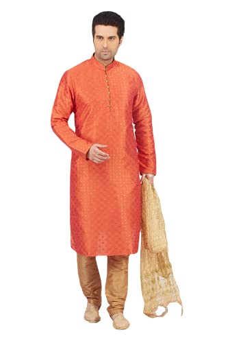 Indian Royal Engagement Wedding Wear Traditional Designer Ethnic Men's Casual Kurta Pyjama Set
