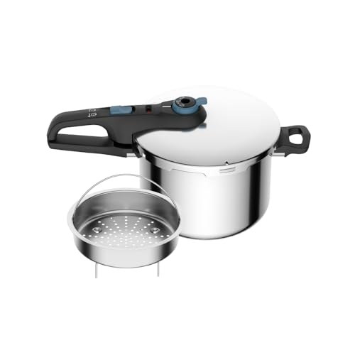 Panela De Pressão Rochedo Inox Trendy 6 litros Fechamento Externo...