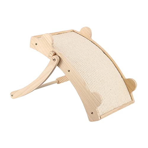 Fenteer Arranhador para gatos para animais de estimação, cama para sala de estar, garras, resistente