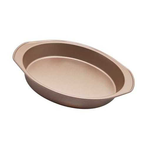 Laikoutd Fuente para Hornear De Acero Inoxidable De Calidad 9 Pulgadas con Frentes Lisos Hoja Galletas Liberar Alimentos Sin Esfuerzo Sartén No Tóxica