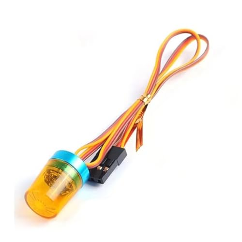 Phare projecteur RC jaune clignotant rotatif pour camion Tamiya 1/14