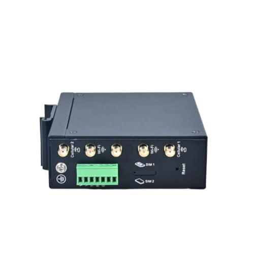 Image of InHand Networks IR315, Industrial IoT 4G LTE VPN Router, 300Mbps Cellular + Wi-Fi, Dual SIM Cards Slots,5 Ethernet Port, Din-Rail Mounted, Support AT&T, T-Mobile & Verizon (LTE CAT 6 & Serial Port)