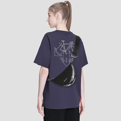 BESMART Waterproof Crescent Bag Dumpling Bag for Women, Women's Crossbody Bag Trendy Shoulder Bag Triangle Shape Denim Bag2