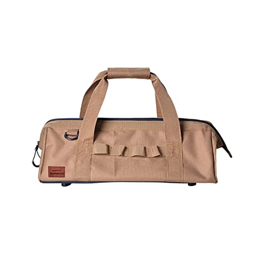 EXCLUZO Camping Tool Bag Large Capacity Wide Mouth Storage Tool Bag Water Resistant Gear Bag Sturdy Bottom