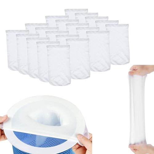 Skimmer Socken Pool Skimmersocke Filter Zubehör Sieb Netz für Schwimmbad Skimmerkorb Socks Filterkorb Filtersocken Feinfilterung Feinmaschiger Swimming Vorfilter Socke Pool-netz Filternetz (10 Weiß)