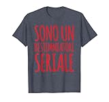 Maglietta Bestemmiatore Seriale Regalo Divertente Uomo Maglietta, Uomo, Pervinca, XL