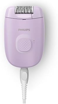 Philips 2000 serisi epilatör, vücut ve hassas bölgeler için kablolu epilatör, epilasyon ve tıraş, kadınlar için epilasyon cihazı, model BRE237/00