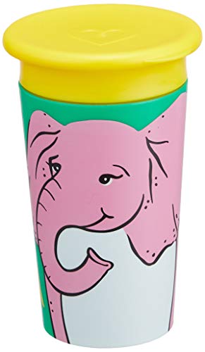 Munchkin(マンチキン) ミラクルカップ ワイルドラブ アフリカゾウ こぼさない 逆さにしても漏れにくい 赤ちゃん コップ飲み FDMU17176のサムネイル
