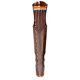 Guqin Musikinstrument Guqin 7 Saiten 123 Cm Paulownia Holz Handgefertigte Traditionelle Musikinstrumente Für Anfänge(Brown set 1)
