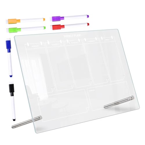 Tableau Écriture Acrylique Transparent Facile à Nettoyer pour Dessin