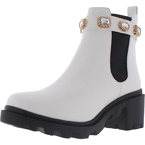 Steve Madden Amulet stivaletto blanc au design contemporain haut de gamme