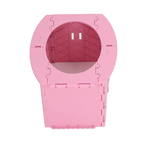 Portable Pottler Potty Potty Fácil Carry Training Baby Baby I Look para Viajes de Campamento PP Material para Conducir a Larga Distancia (PINK)