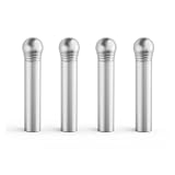 4 Stück Auto-Aluminium-Türschlossstiftknöpfe E46 E90 E92 E39 E60 E91 E93 X5 E53 E70 Z4 325i 328i 330i 525i 528i 530i.