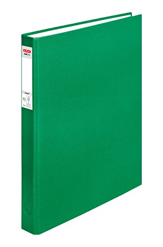 Herlitz max. File Protect A4 Ring Binder 4-Ring Mechanism 25 mm Filling Height – Blue 1 Piece Green