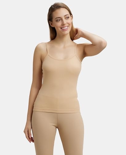 Image of Jockey 2501 Women Extra Warmth Super Combed Cotton Rich Thermal Camisole with StayWarm Technology