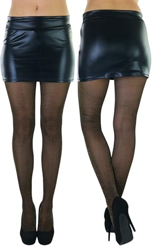 Image of ToBeInStyle Women's Shine & Shimmer Metallic Pantyhose Opaque Lurex Tights