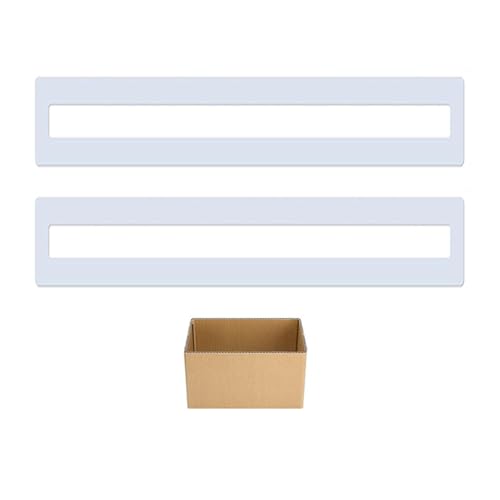 mophrati Plantillas de hormigón para marcar estacionamientos de forma rápida y precisa (246 x 27 cm), silicona, plegables y reutilizables, Plantilla *2+Caja
