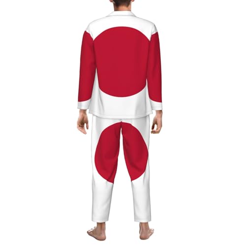 Pyjama classique à col cranté en textile léger et doux