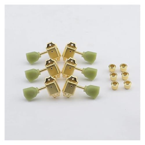 Set 3R-3L Clavijas Vintage para Guitarra Doradas miniatura 2