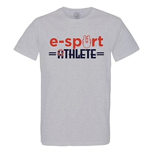 T-Shirt Homme Col Rond e-Sport pour Joueur de Jeu Vidéo
