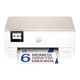 HP Envy Photo 7930 Multifunktionsdrucker, Tintenstrahldrucker, 6 Monate gratis drucken Instant Ink inklusive, Drucken, Scannen, Kopieren, Fotodruck, ADF, DIN A4, WiFi, USB