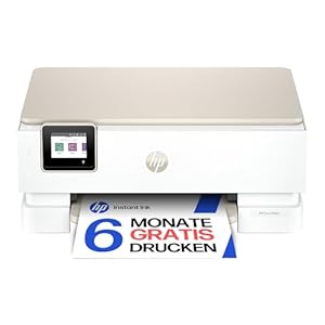 HP Envy Photo 7930 Multifunktionsdrucker, Tintenstrahldrucker, 6 Monate gratis drucken Instant Ink inklusive, Drucken, Scannen, Kopieren, Fotodruck, ADF, DIN A4, WiFi, USB