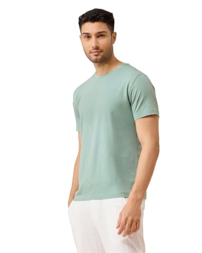 Image of Wellbi Bamboo Men's Tshirt - Ultra-Soft, Breathable & Sustainable | Premium Cotton Blend for Supreme Comfort | Stylish & Eco-Friendly T-Shirt for Men | Tshirt Men Cotton