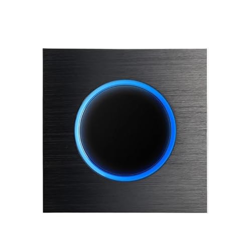 Interrupteur d'éclairage L6 bouton rond pour salon et chambre moderne