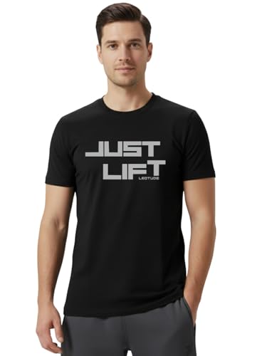 Image of LEOTUDE Mens Polycotton Boxy Regular Fit Printed Half Sleeve Round Neck Combo Dailywear & Gym Tshirts for Man (Colour: Multicolor)