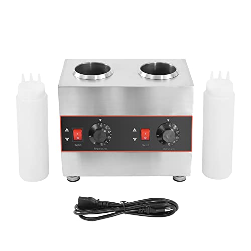 Electric Cheese Sauce Warmer 2 Bottles Commercial Sauce Warmer 110V