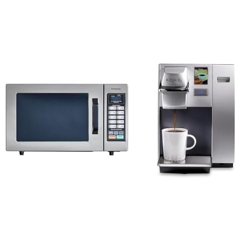 Panasonic 1000W Microwave & Keurig K155 Bundle Cover