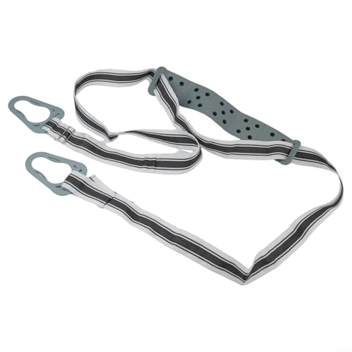 Correa de masaje ajustable para máquinas de vibración, correa de nailon para correr de 170-262 cm, pieza de repuesto gris para equipo de fitness