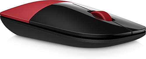 Hp Z3700 Red 2.4 Ghz Usb Slim Wireless Mouse With Blue Led 1200 Dpi Optical Sensor, Up To 16 Months Battery Life #TOP2