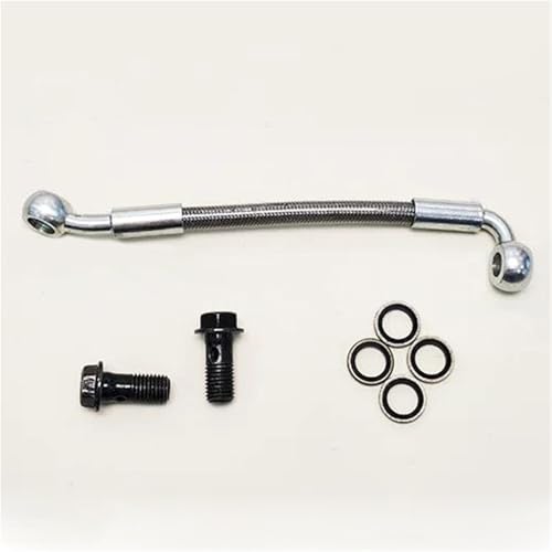Durite de frein hydraulique coudée 28-90 flexible de frein moto 320cm M8
