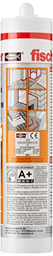 fischer Premium-Bausilikon, geruchsarmes Silikon, wetterfeste Dichtmasse für Innen & Außen, Kartusche für zahlreiche Anwendungen und Baustoffe, Langzeitschutz vor Schimmel, 310 ml, transparent - Image 3