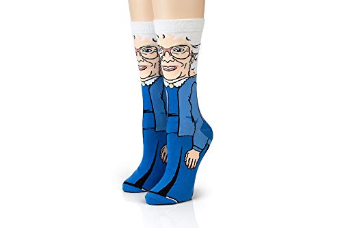 The Golden Girls Sophia Graphic Socks | Hilarious All-Over Graphic Design Of Your Favorite Golden Girl | Crew Socks Style Sized For Adults