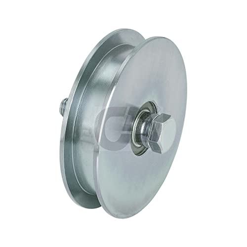  Ruota 2 cuscinetti gola H Zincata Tubolare 50 408.160