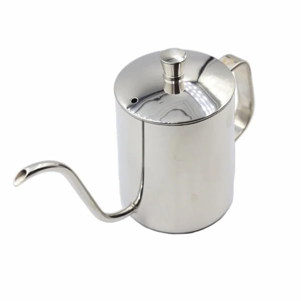 Image of The Bean Co Roasters Gooseneck Kettle | Water Kettle 600 ML|Stainless Steel Body |Gooseneck Drip Coffee Pot for Pour Over Coffee Maker - Rich Tea&Coffee at Home or Office