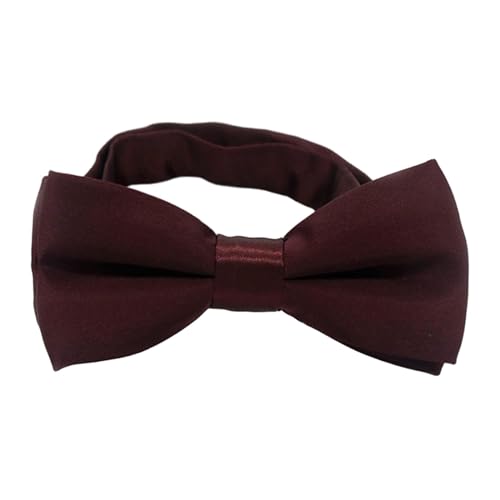 Adjustable Bow Ties Pre Tied Bow Tie Fashion Boys Neck Bowties s Bow Tie for Prom Banquet Stage Performance Formal Party, Dark Brown