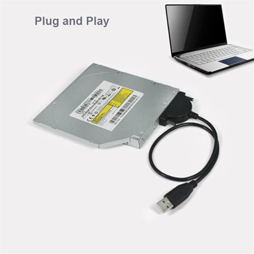 Cable convertidor USB 2.0 a Mini SATA 7+6 13Pin para disco duro miniatura 4
