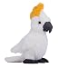 Décoration de jardin Simulation mignonne peluche perroquet poupée poupée poupée poupée enfants cadeau cadeau cadeau maison table canapé voiture jardin décor blanc Décoration frisée, décoration d'oisea