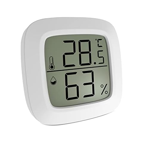 ARCELI Mini Thermometer Hygrometer Digital Innenthermometer Tragbar Hygrometer für Innenbereich Temperatur und Feuchtigkeitskontrolle Cover